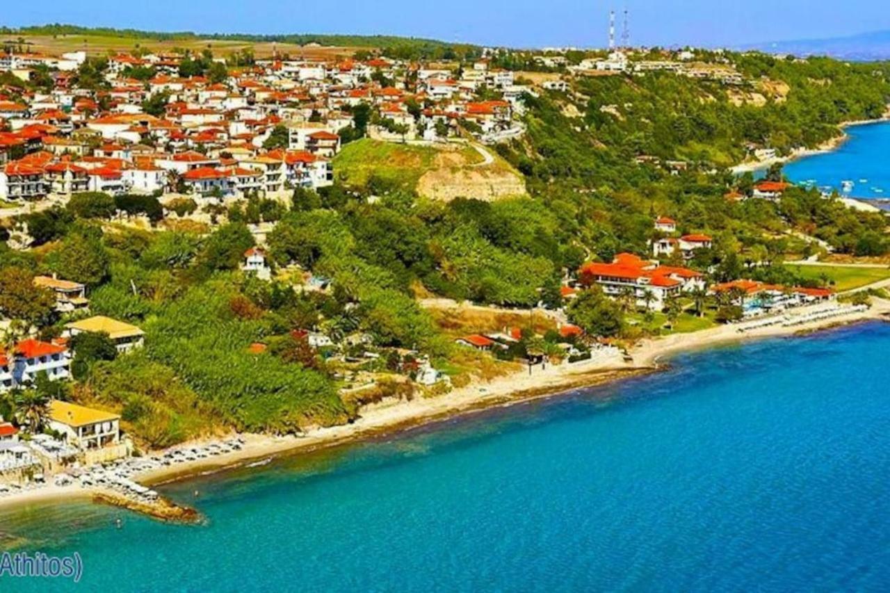 Beautiful Studio In Traditional Afytos Halkidiki-Uvc Sterilized Экстерьер фото